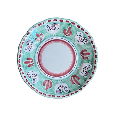 Popolo Small Turquoise Chicken Plate from Anna & Nina