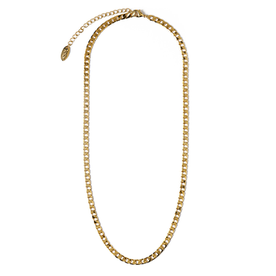 Flat Link Curb Chain Necklace from Orelia