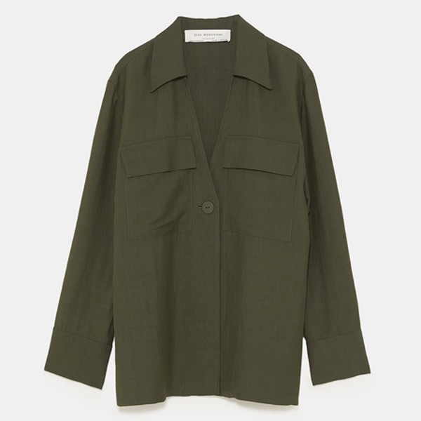 Shirt With Pockets from Zara