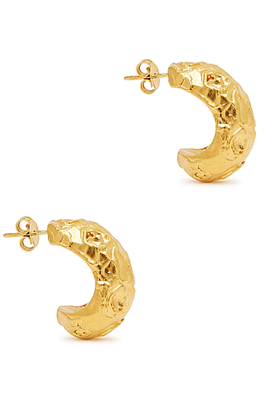 The Fragmented Amulet 24kt Gold Plated Earrings from Alighieri