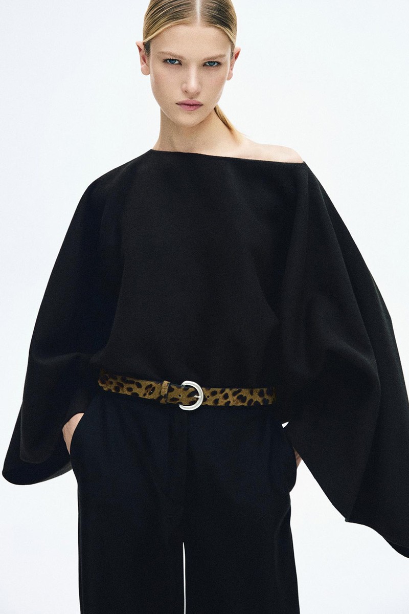 Leather Leopard Print Belt from Massimo Dutti