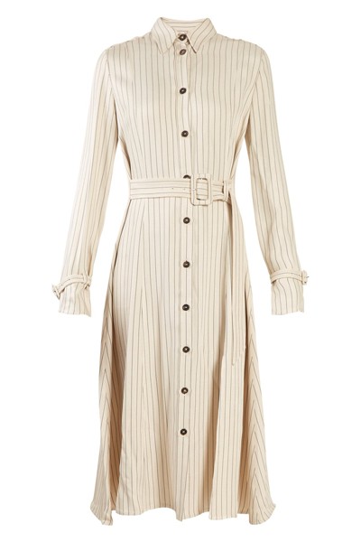 Pinstriped Twill Shirtdress from Altuzarra