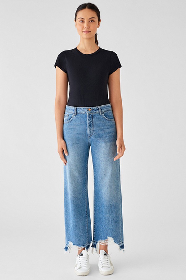 Hepburn High Rise Wide Leg (Slate) from DL1961