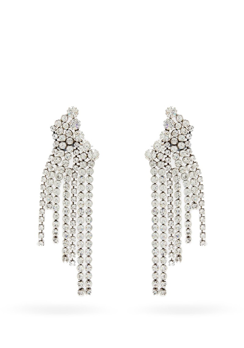 Crystal-Fringed Drop Earrings from Isabel Marant