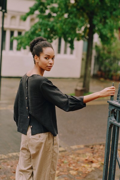 Roxane Linen Blouse