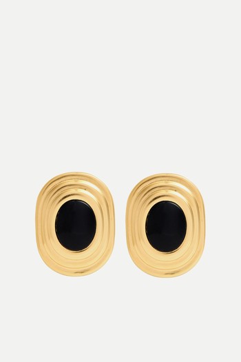 Coco 18kt Gold-Plated Stud Earrings from Soru Jewellery