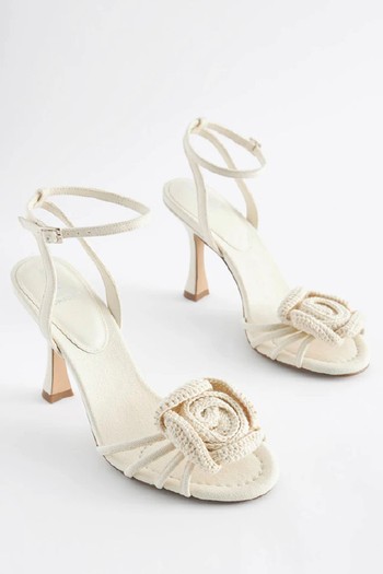 Forever Comfort Corsage Heeled Sandals from Next