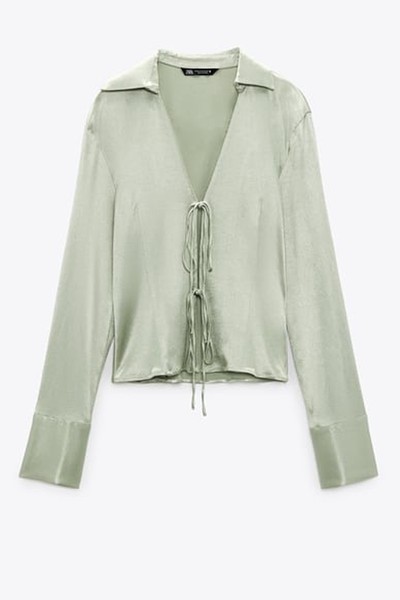 Satin Shirt from Zara