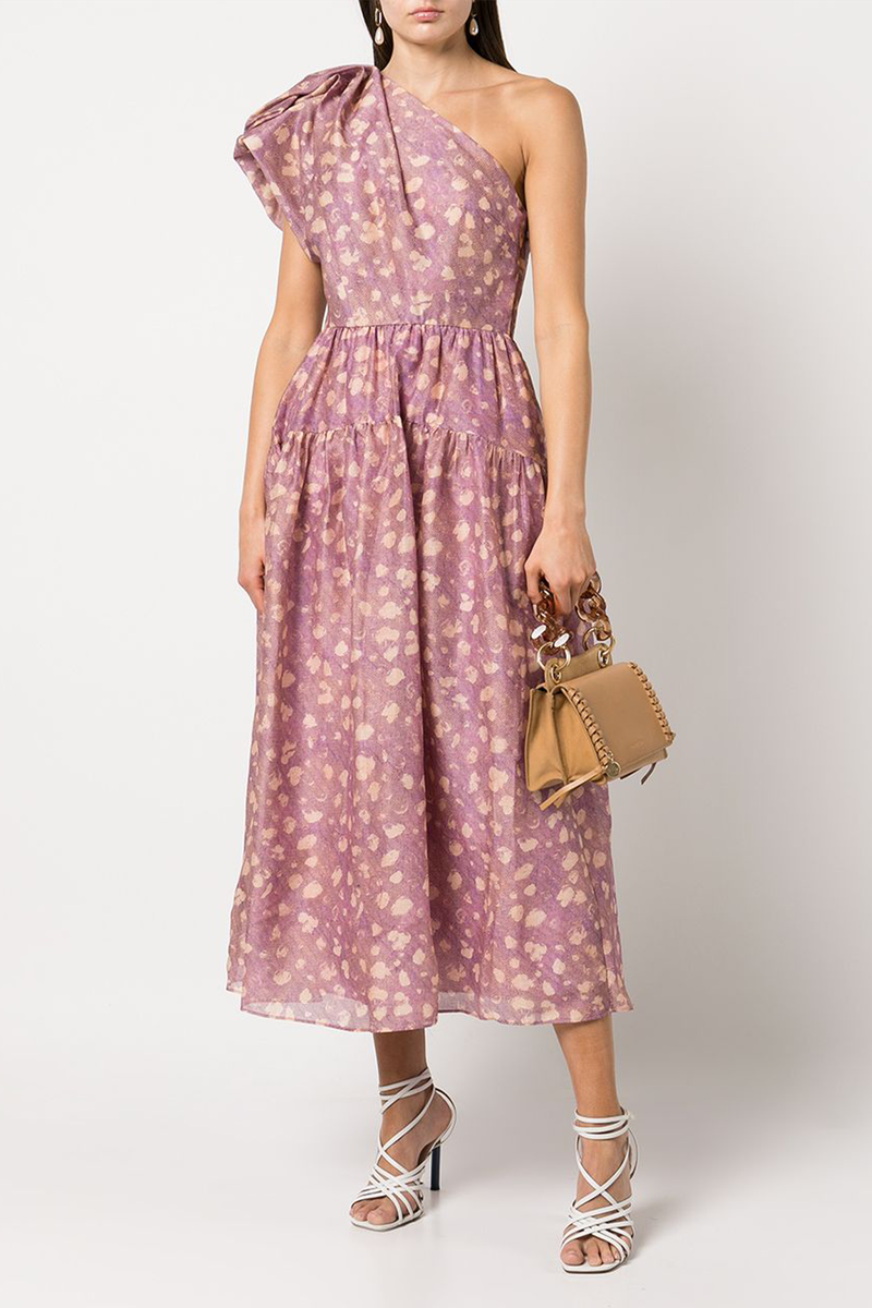 Athena One-Shoulder Midi Dress from Ulla Johnson