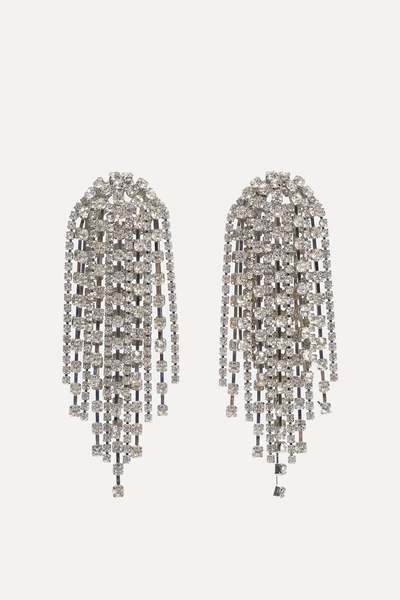 Long Rhinestone Earrings