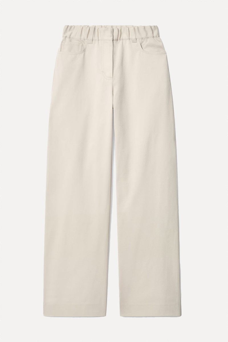 Wide-Leg Cotton Trousers from COS