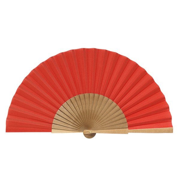Solid Red Fan from Fern Fans