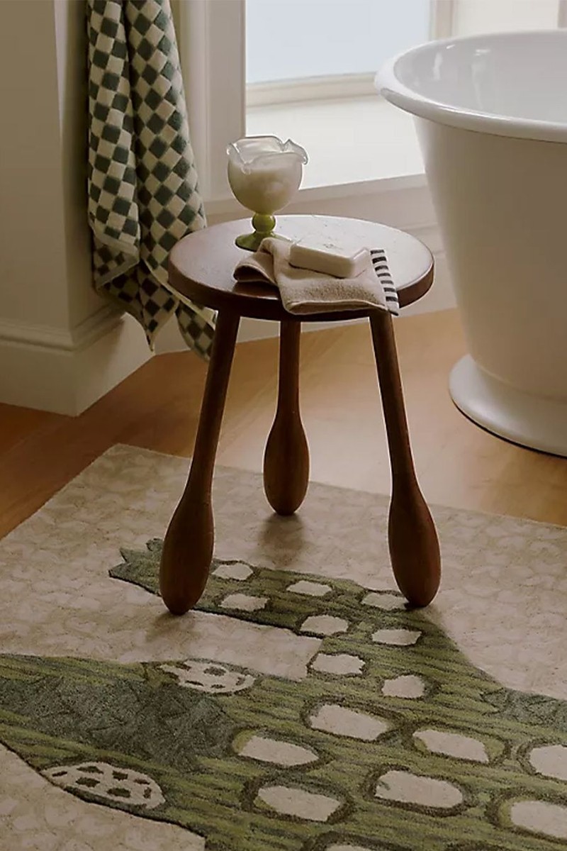 Sculptural Oak Side Table from LALA Reimagined