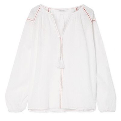 Embroidered Cotton Blouse from Mes Demoiselles