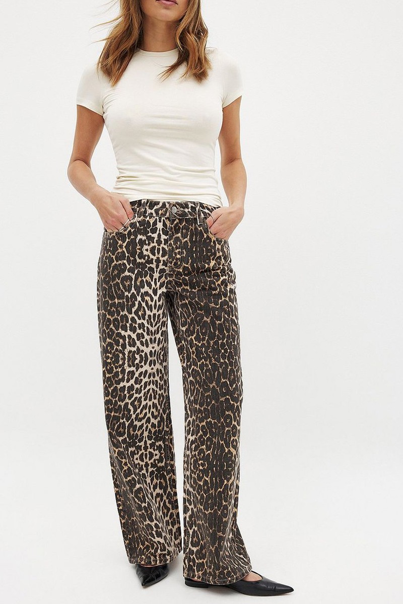 Leopard Print Denim Jeans from Mimi A.R x NA-KD