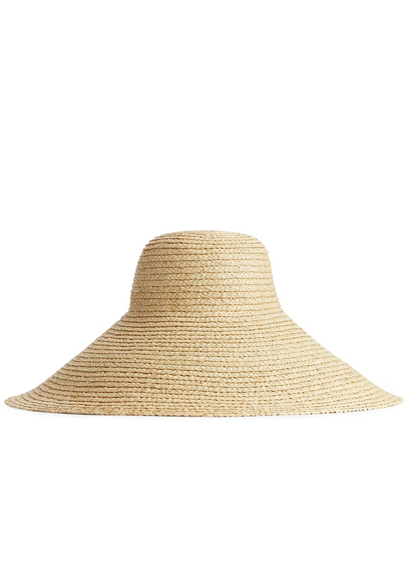 Wide Brim Straw Hat from Arket