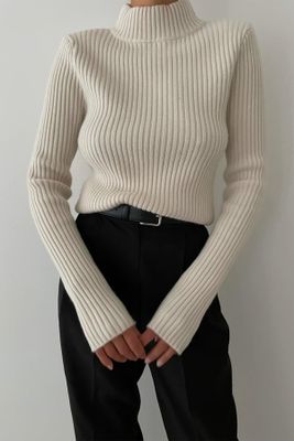 Faye Rib Knit Sweater