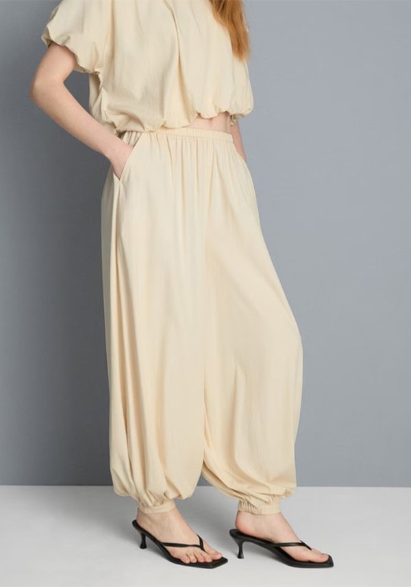 High Waisted Parachute Trousers*
