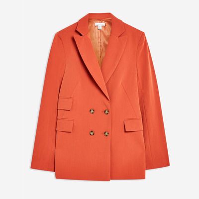 Double Breasted Suit Jacket from Topshop