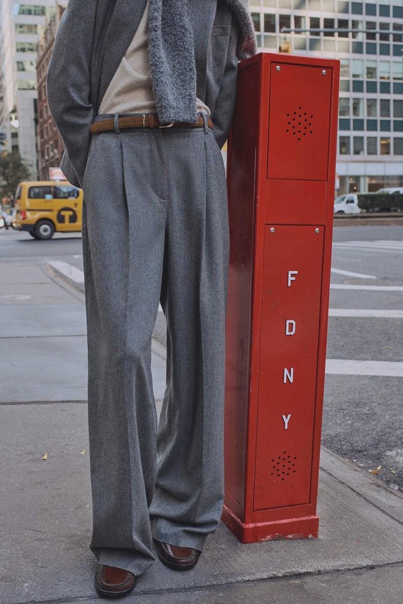 Norway Wool Blend Tailored Trousers from Mango