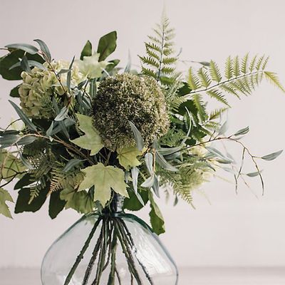 Green Efflorescence Faux Flowers from Anthropologie