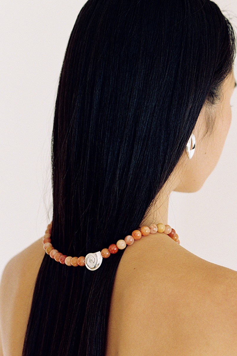 Nautilus Beaded Necklace from Bonvo