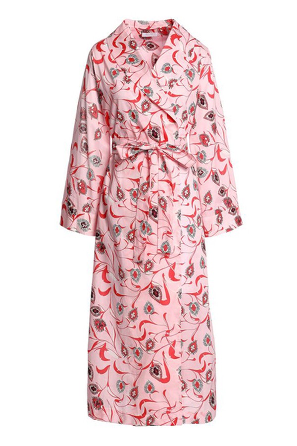Floral-Print Cotton Robe from Yolke