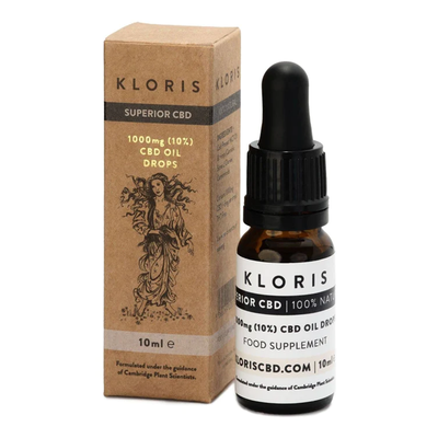 100MG (10%) CBD Oil Drops from Kloris CBD