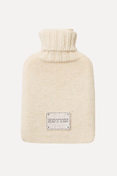 The Hottie Hot Water Bottle from Navy Grey