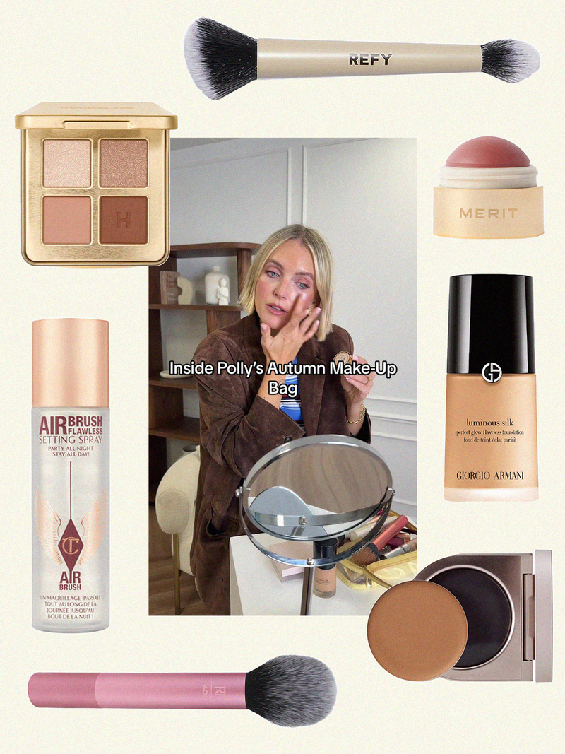See What Polly Has In Her Make-Up Bag