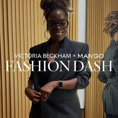 Fashion dash but make it @victoriabeckham x @mango...