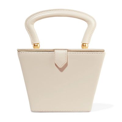 Mini Leather Tote from Staud