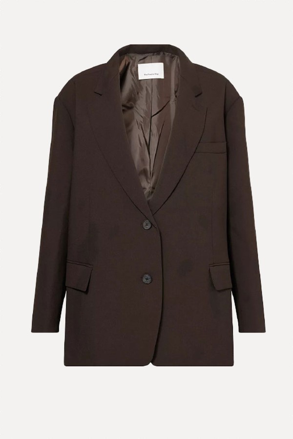 x from Bea Single-Breasted Stretch-Woven Blazer, £355 | THE FRANKIE SHOP 
