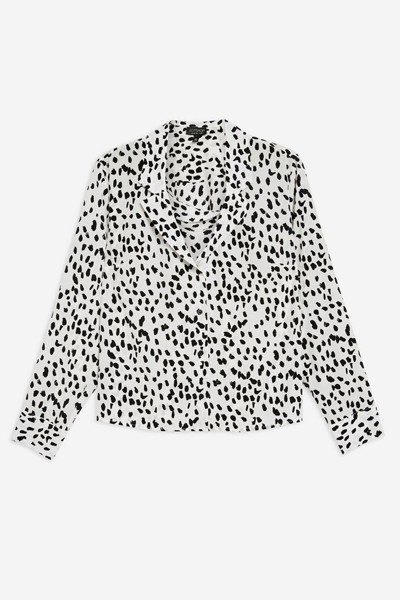 Animal Print Pyjama Shirt from Topshop