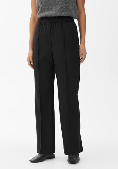 Elastic Waist Wool Trousers from ARKET