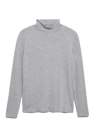 Turtleneck Long-Sleeved T-Shirt from Mango