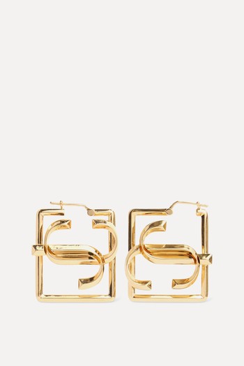 Square Hoop Earrings  from Jimmy Choo 