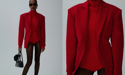 Double-Button Hourglass Blazer  from Magda Butrym