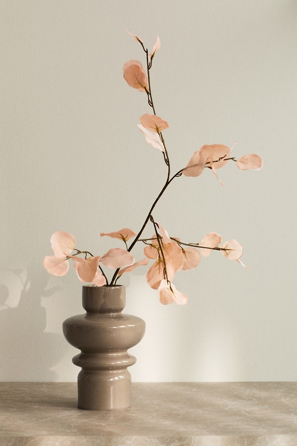 Tiered Stoneware Vase