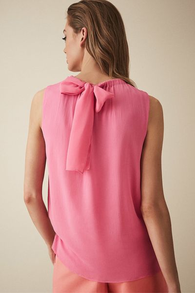 Lena Bow Detail Top from Reiss