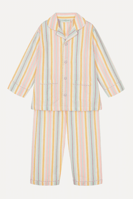 Girls Striped Cotton Pyjamas from Turquaz