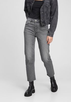 High Rise Cheeky Straight Jeans with Washwell from Gap