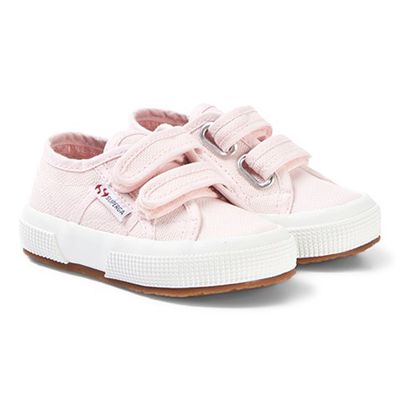 Pink Jcot Velcro Classic Canvas Shoes from Superga