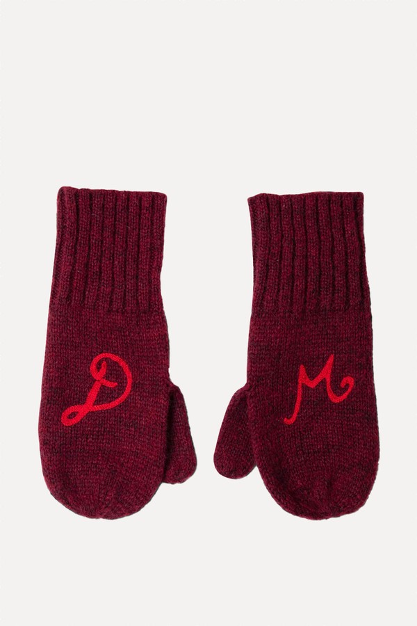 DM Logo Mittens from Damson Madder
