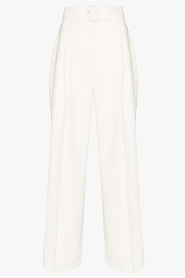 Elvira Belted Wide Leg Trousers from Frankie Shop