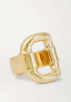 Belt Gold-Plated Ring from Jennifer Fisher
