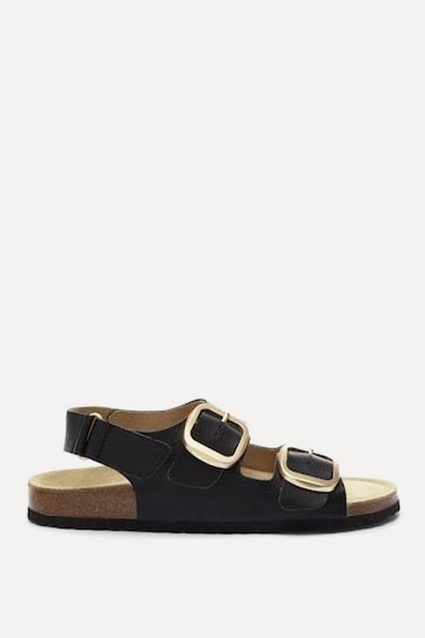 Back Strap Leather Footbed Sandals from Next