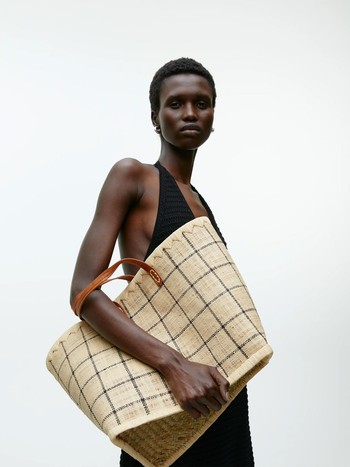 Afroart Large Raffia Bag, £39