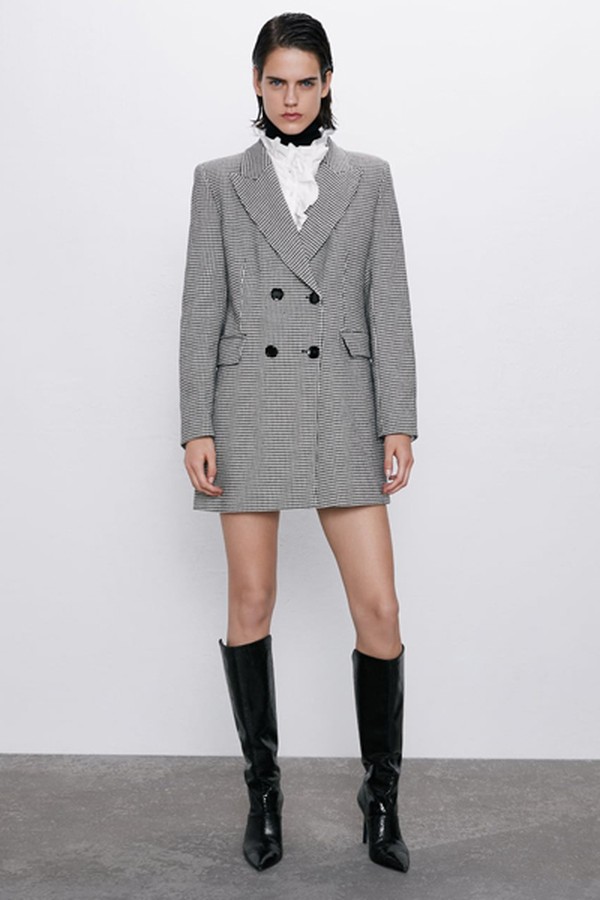 Houndstooth Frock Coat