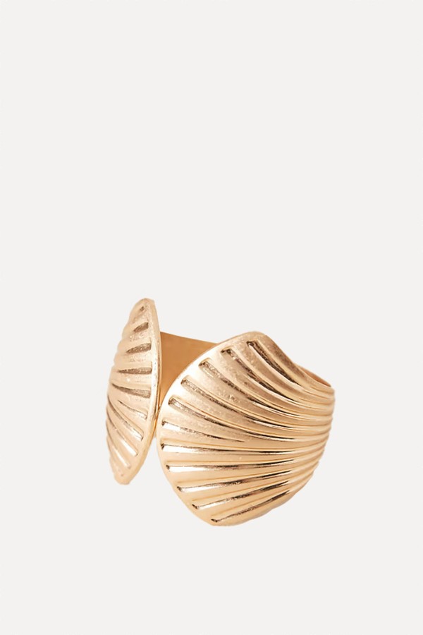 Large Cuff Bracelet With Shell Design from ASOS
